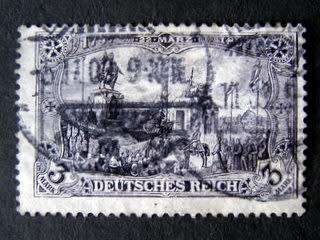 GERMANY - Large Scenes 3m. Black (inscribed Deutsches Reich) 1902