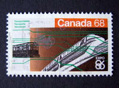 CANADA - Expo`86 1986 //Trains