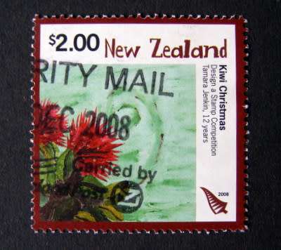 NEW ZEALAND - Christmas: Pohutukawa Flower 2008