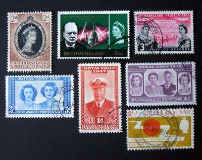 BECHUANALAND PROTECTORATE - Assorted Stamps 1947-65