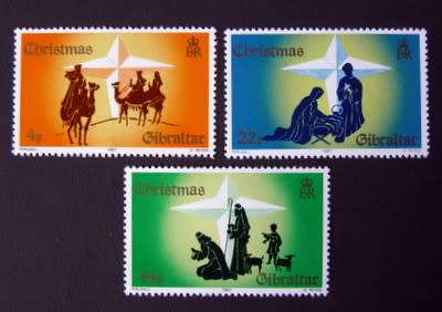 GIBRALTAR Mint Set - Christmas 1987