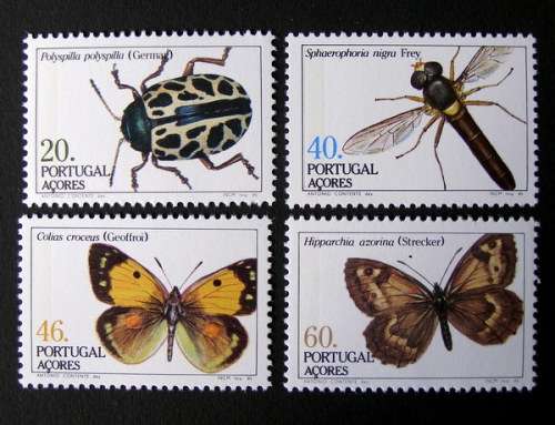 AZORES Mint Set - Insects (2nd Series) 1985