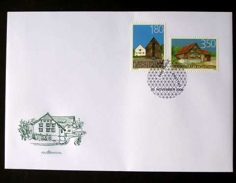 LIECHTENSTEIN Cover - Historical Preservation 2006