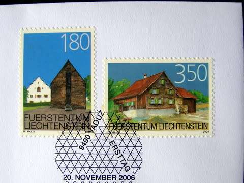 LIECHTENSTEIN Cover - Historical Preservation 2006