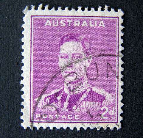 AUSTRALIA - KGVI 2d. Purple 1937
