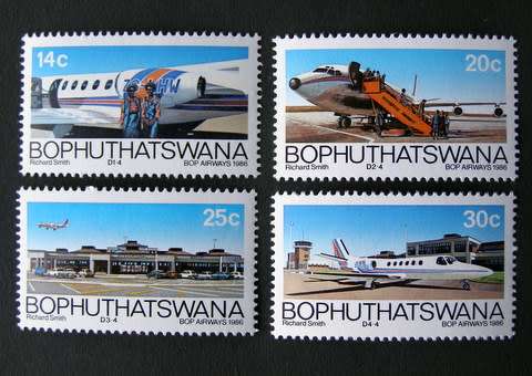 BOPHUTHATSWANA Mint Set - BOP Airways 1996 //Aircraft//Transport