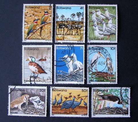 BOTSWANA - Birds 1982