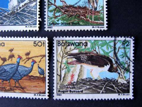 BOTSWANA - Birds 1982