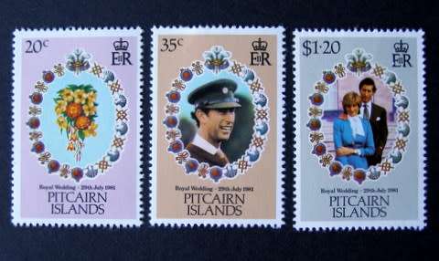 PITCAIRN ISLANDS Mint Set - Royal Wedding 1981