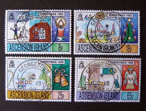 ASCENSION ISLAND Set (CTO) - Christmas 1992