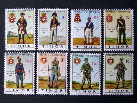 TIMOR Mint Set - Portuguese Military Uniforms 1967