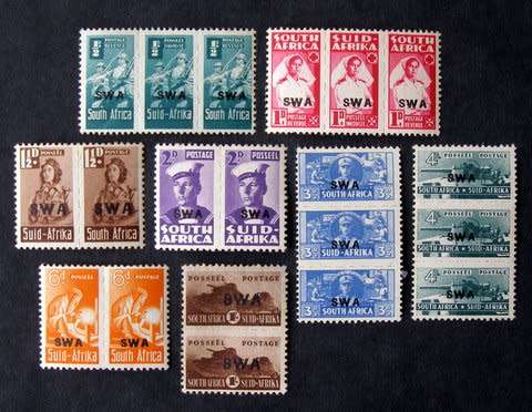 SWA Mint* Set - War Effort Reduced Size 1943-44
