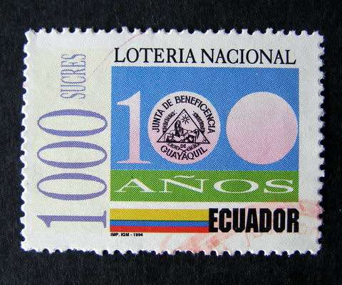 ECUADOR Set - Centenary of National Lottery 1994