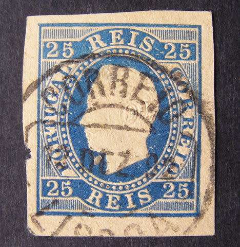 PORTUGAL - King Luis Printed Mail Stamp 1879