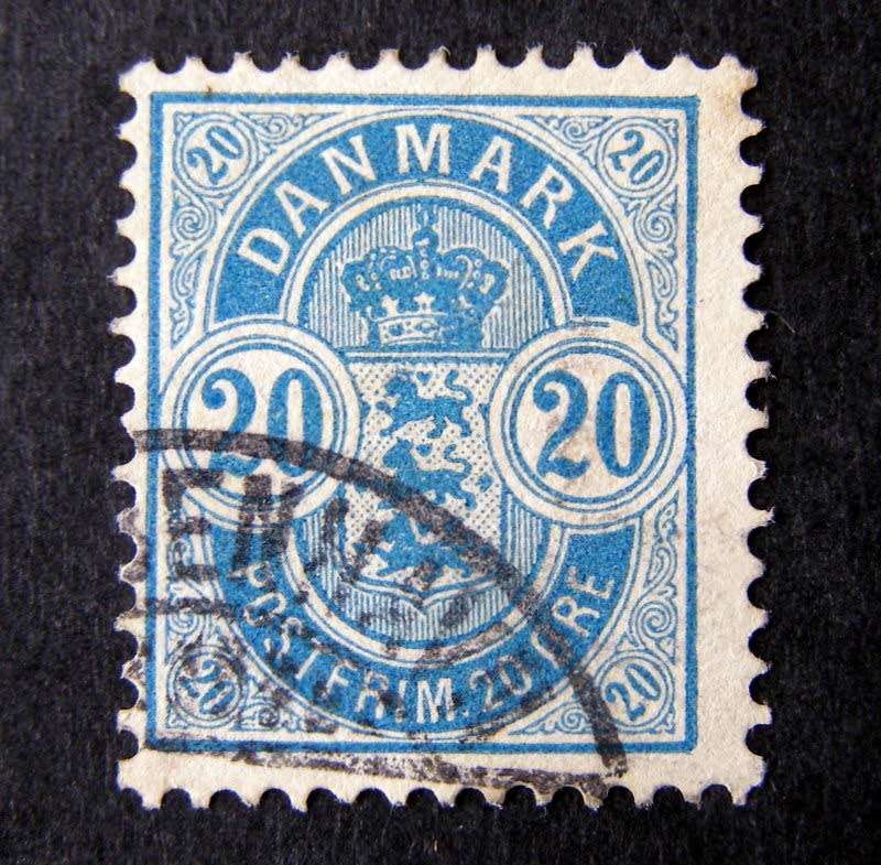 DENMARK - Crest Issue 1882