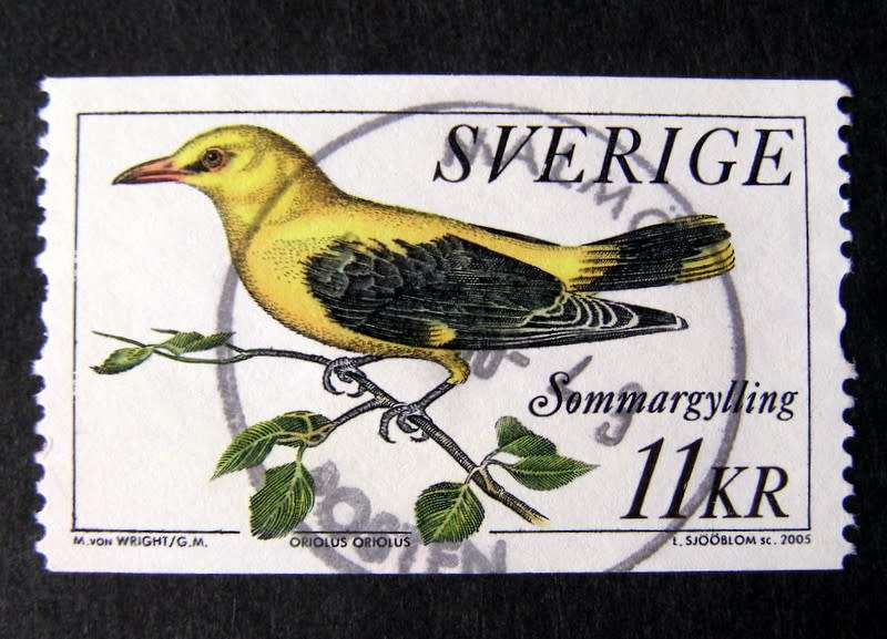 SWEDEN Set - Birds 2005