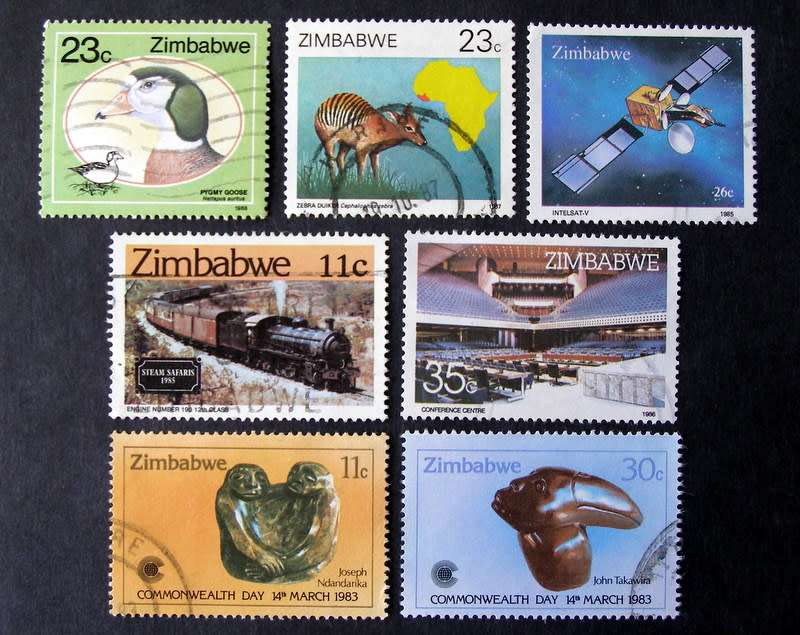 ZIMBABWE - Assorted Stamps 1980s