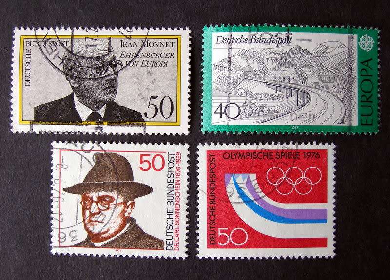 WEST GERMANY - Assorted Stamps 1975-77