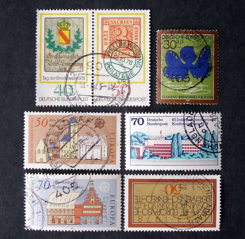 WEST GERMANY - Assorted Stamps 1978