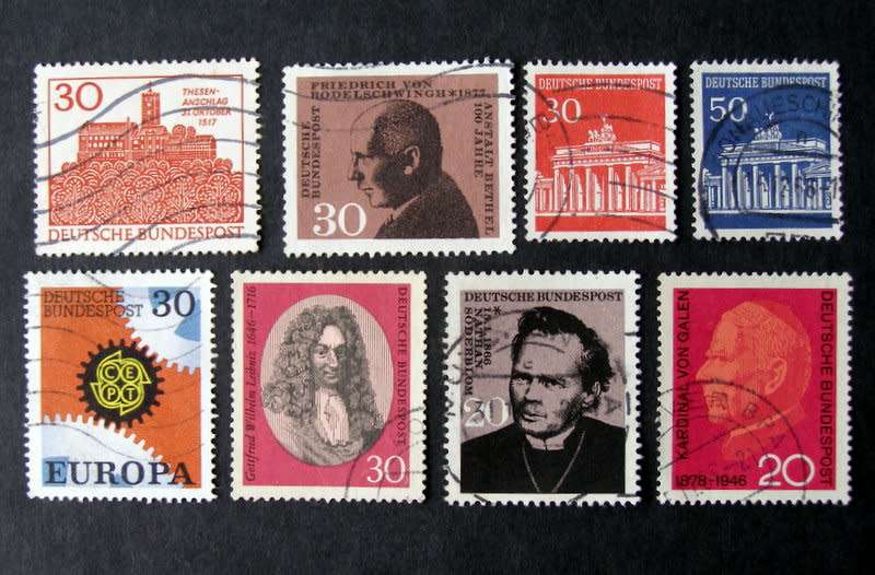 WEST GERMANY - Assorted Stamps 1966/67