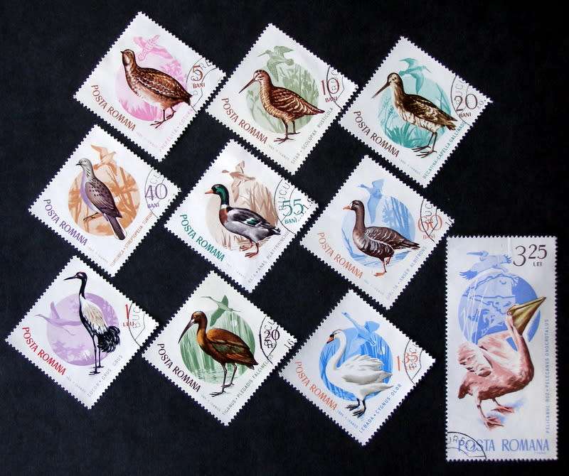 ROMANIA Set - Migratory Birds 1965