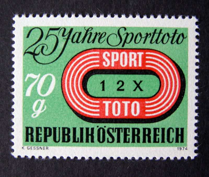 AUSTRIA Mint Set - 25th Anniv. of Football Pools in Austria 1974