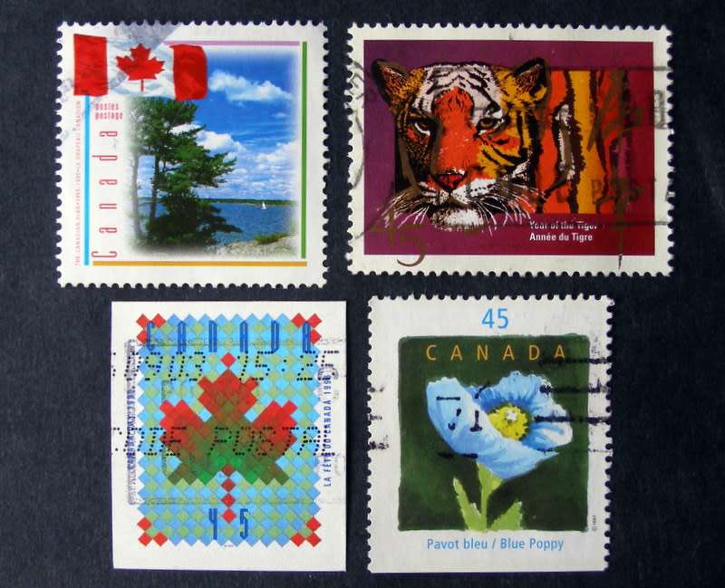 CANADA - Assorted Stamps 1995-98