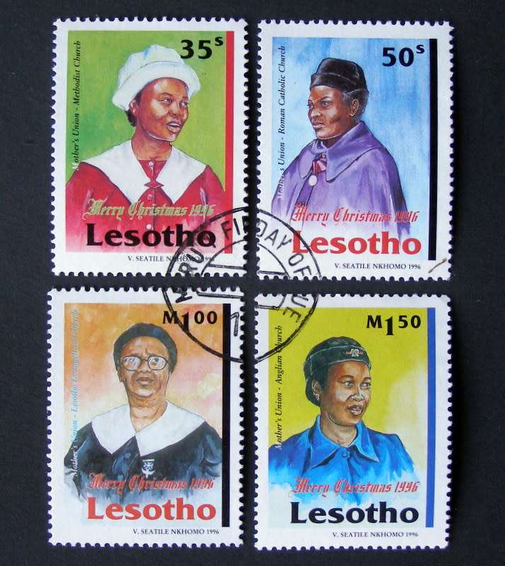 LESOTHO Set (CTO) - Christmas: Mothers` Unions 1996