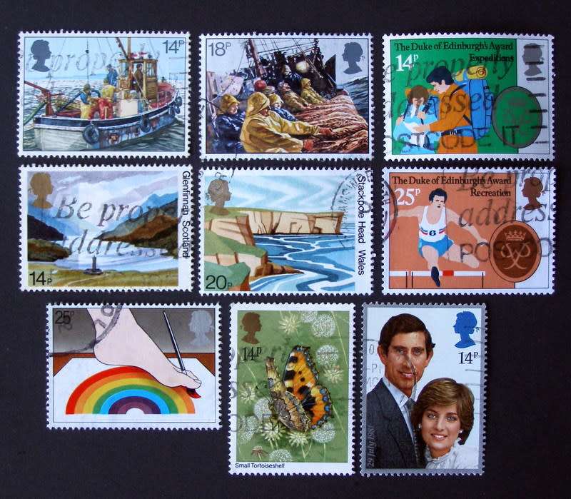 GREAT BRITAIN - Assorted Stamps 1981