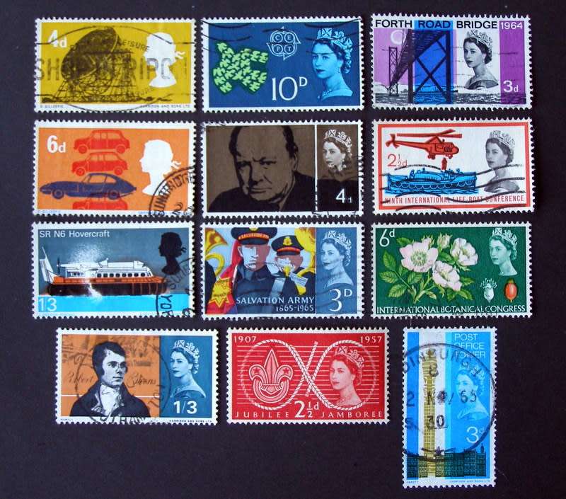GREAT BRITAIN - Assorted Stamps 1957-66