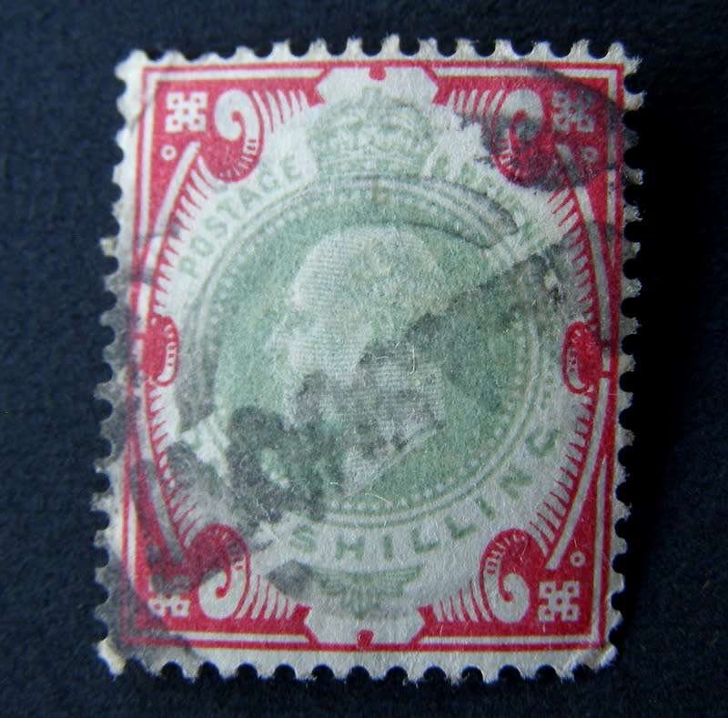 GREAT BRITAIN - King Edward VII 1s. Green and Red 1902