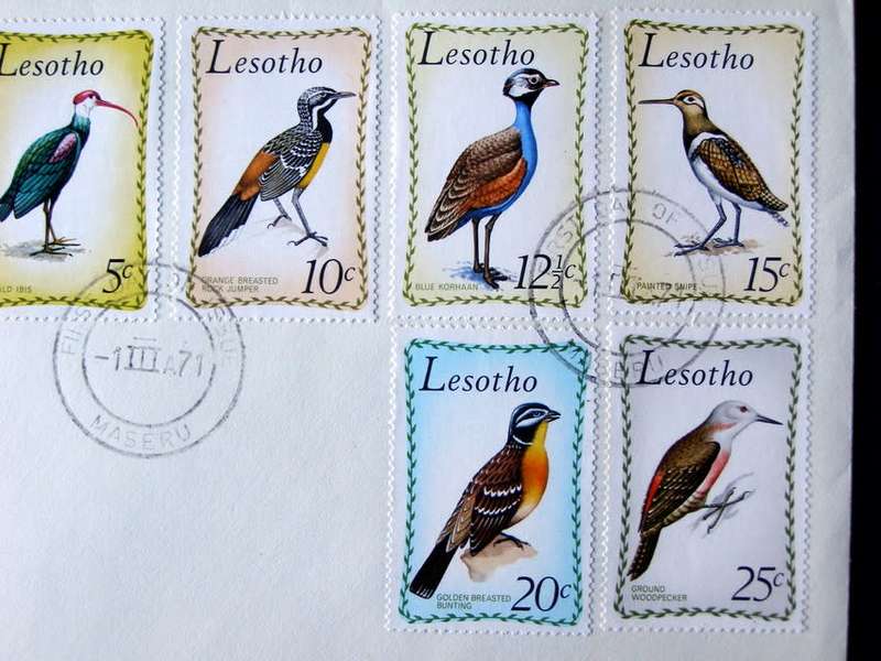 LESOTHO Cover - Birds 1971