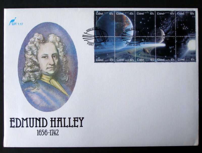 CISKEI Cover - Halley`s Comet 1986