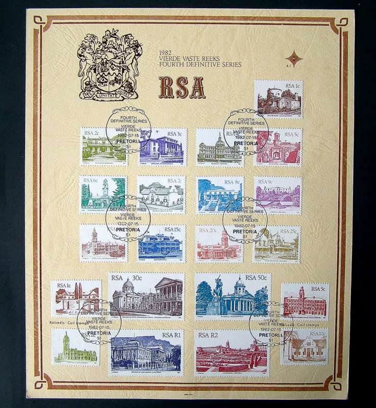 SOUTH AFRICA First Day Folder - Architecture Definitive 1982