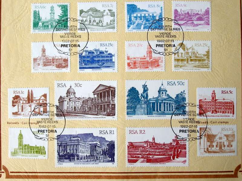 SOUTH AFRICA First Day Folder - Architecture Definitive 1982