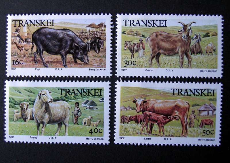 TRANSKEI Mint Set - Domestic Animals 1987