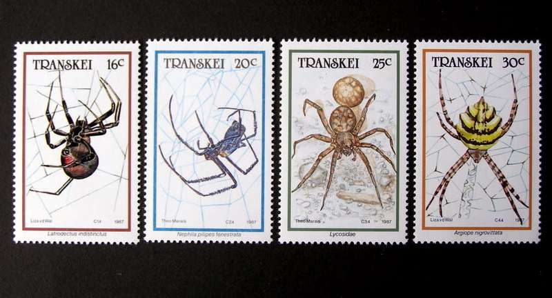 TRANSKEI Mint Set - Spiders 1987