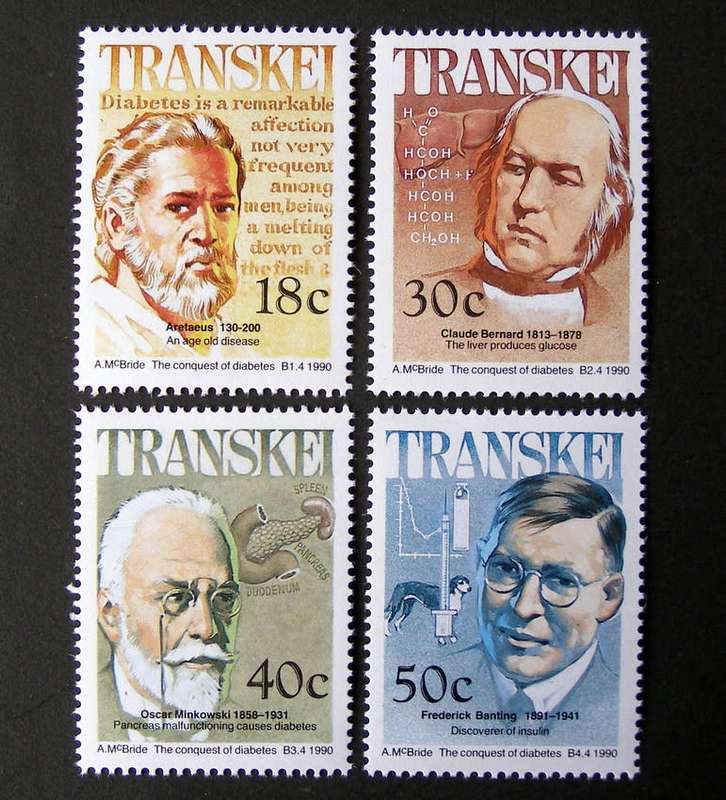 TRANSKEI Mint Set - Heroes of Medicine 1990