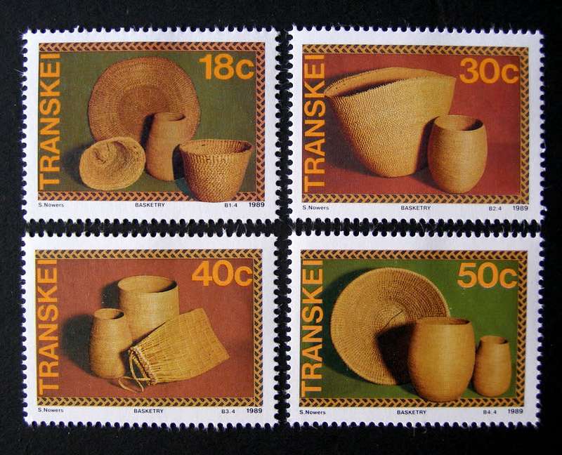 TRANSKEI Mint Set - Weaving and Basketry 1989