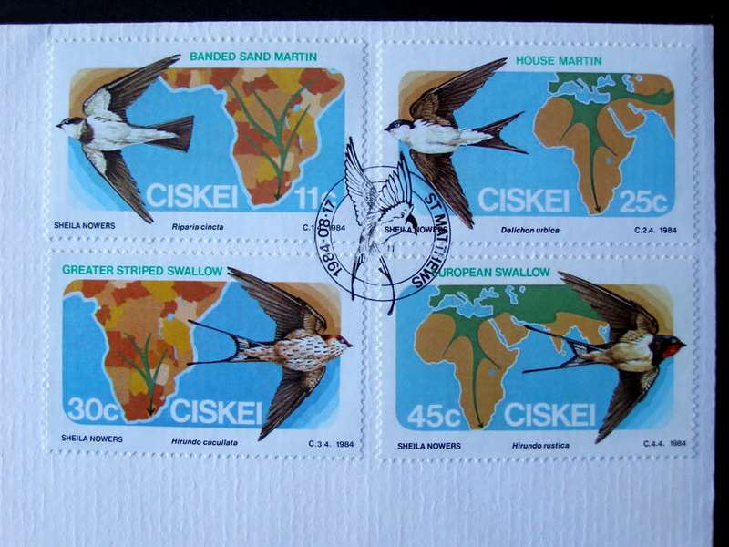 CISKEI Cover - Migratory Birds 1984