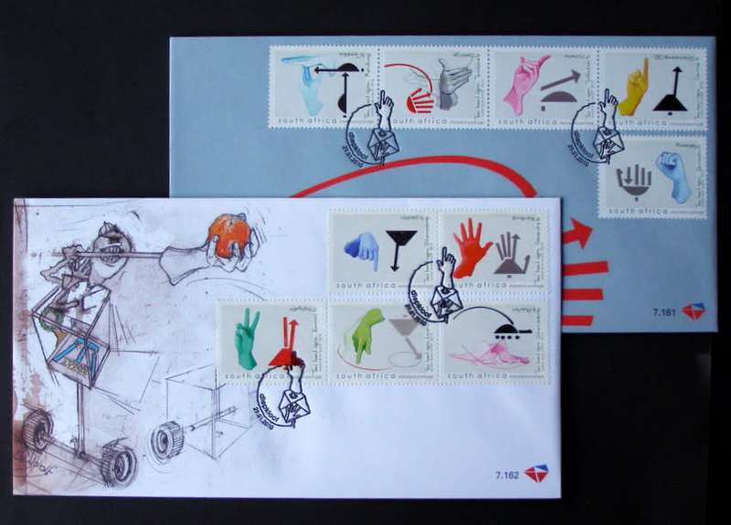 SOUTH AFRICA Cover Set - Taxi Hand Signs 2010
