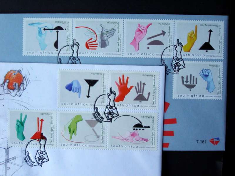 SOUTH AFRICA Cover Set - Taxi Hand Signs 2010