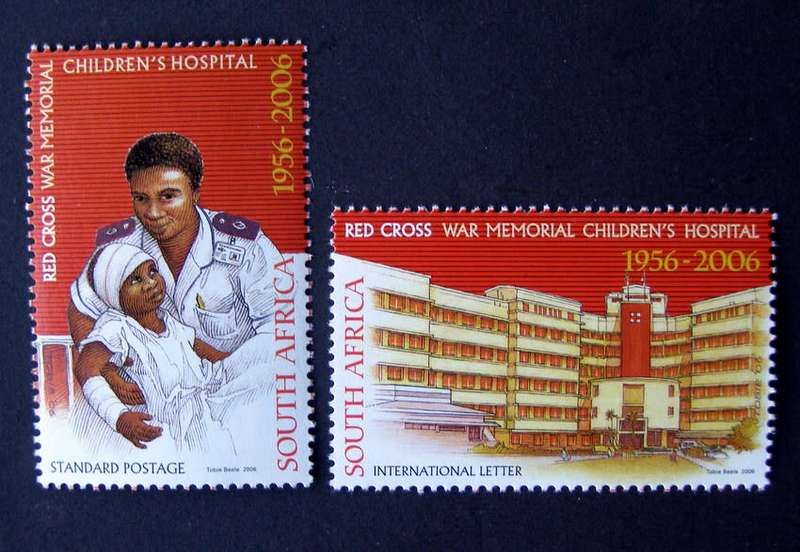 SOUTH AFRICA Mint Set - 50th Anniv. of the Red Cross War Memorial Children's Hospital 2006