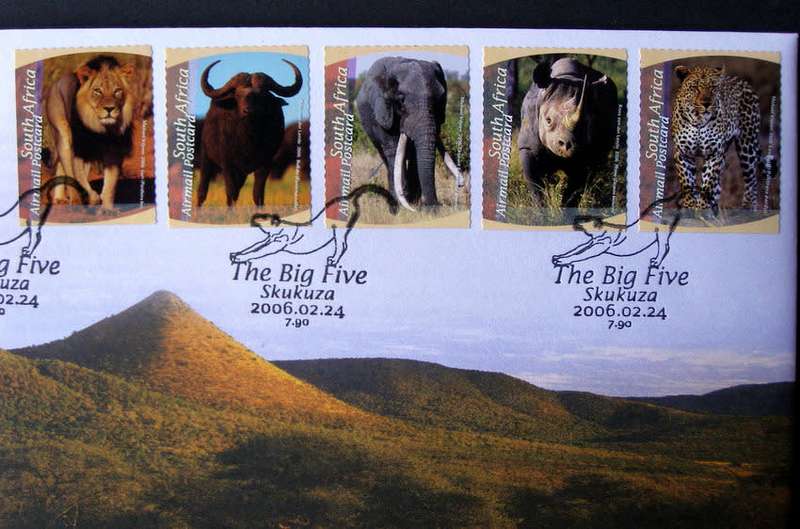 SOUTH AFRICA Cover - Big Five (self adhesive) 2006