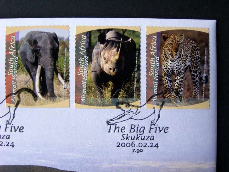 SOUTH AFRICA Cover - Big Five (self adhesive) 2006