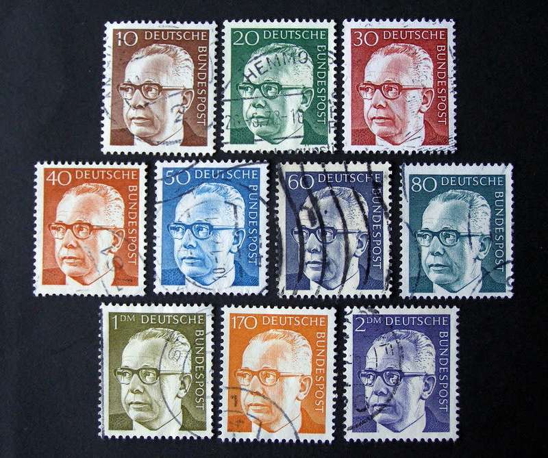 WEST GERMANY - President Heinemann Definitive 1970