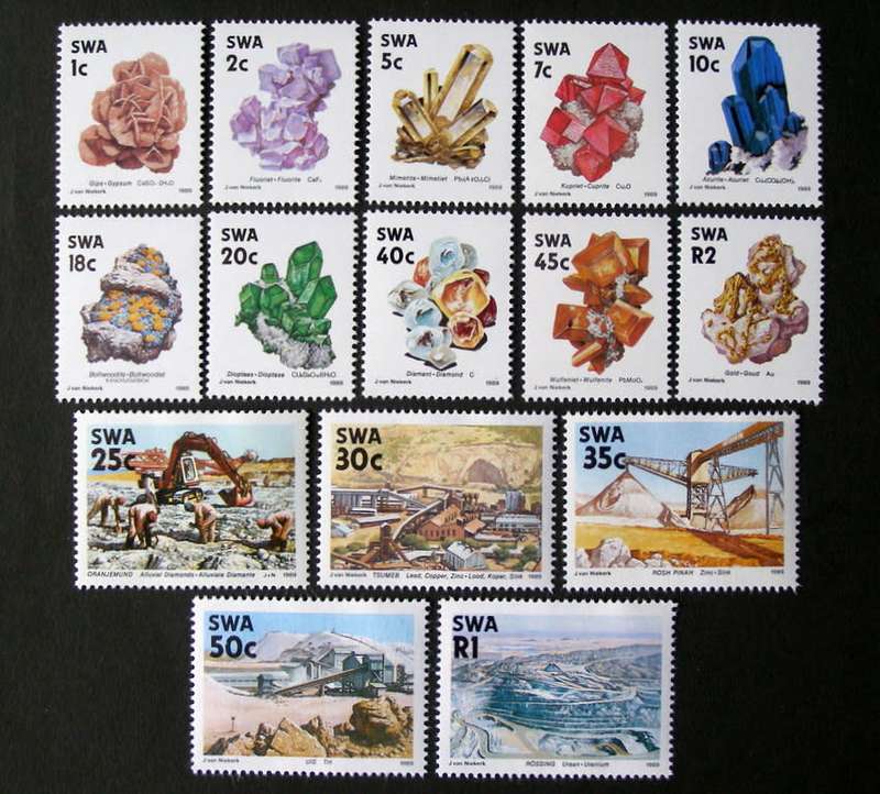 SWA Mint Set - Mines and Minerals 1989