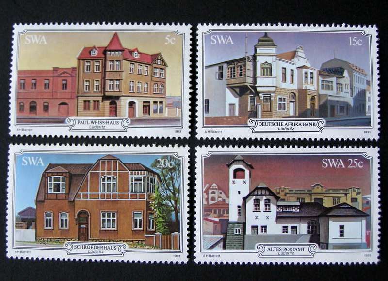SWA Mint Set - Luderitz Buildings 1981