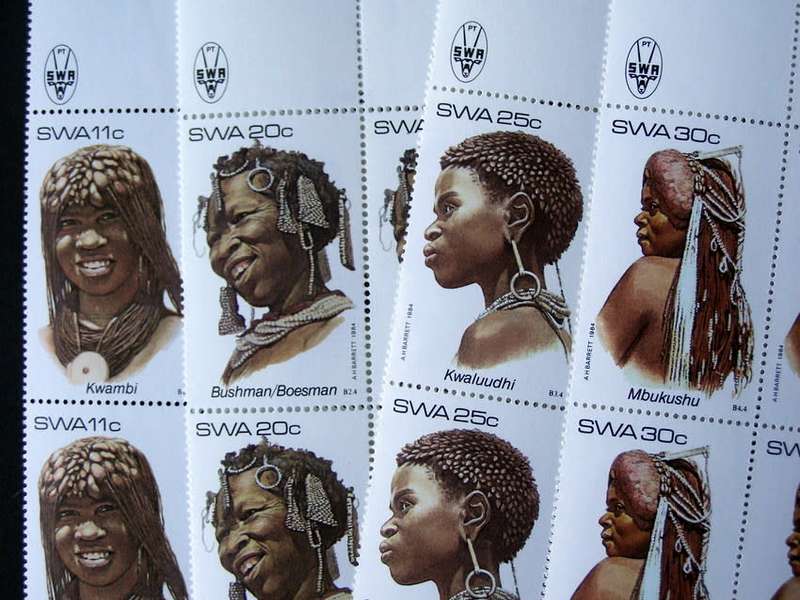 SWA Mint Control Block Set - Traditional Headdresses 1984