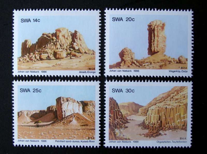 SWA Mint Set - Rock Formations 1986
